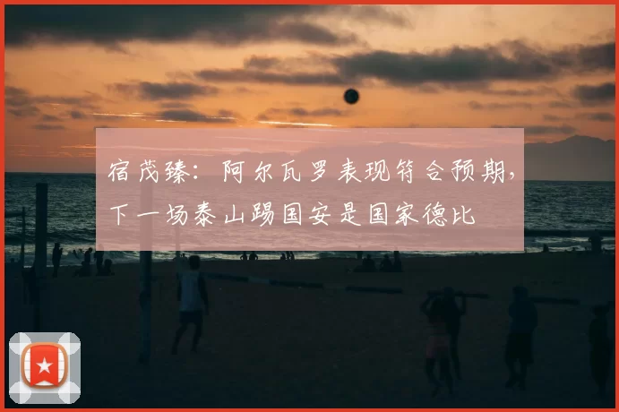 宿茂臻:阿尔瓦罗表现符合预期,下一场泰山踢国安是国家德比