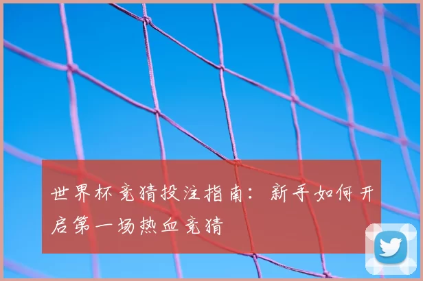 世界杯竞猜投注指南:新手如何开启第一场热血竞猜