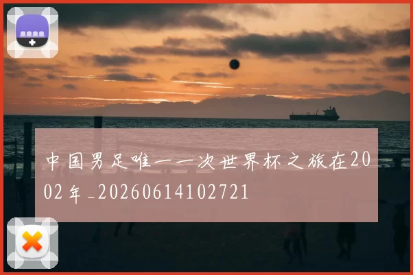 中国男足唯一一次世界杯之旅在2002年_20260614102721