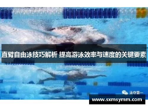 直臂自由泳技巧解析 提高游泳效率与速度的关键要素